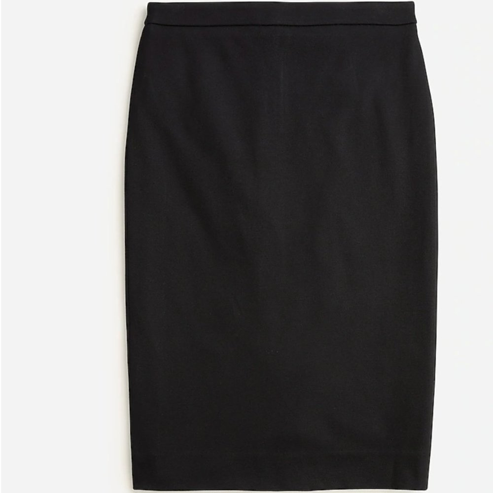 J-Crew Black Pencil Skirt with Pockets